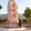 悟道法師留影於寶樹園