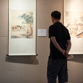 參觀畫展