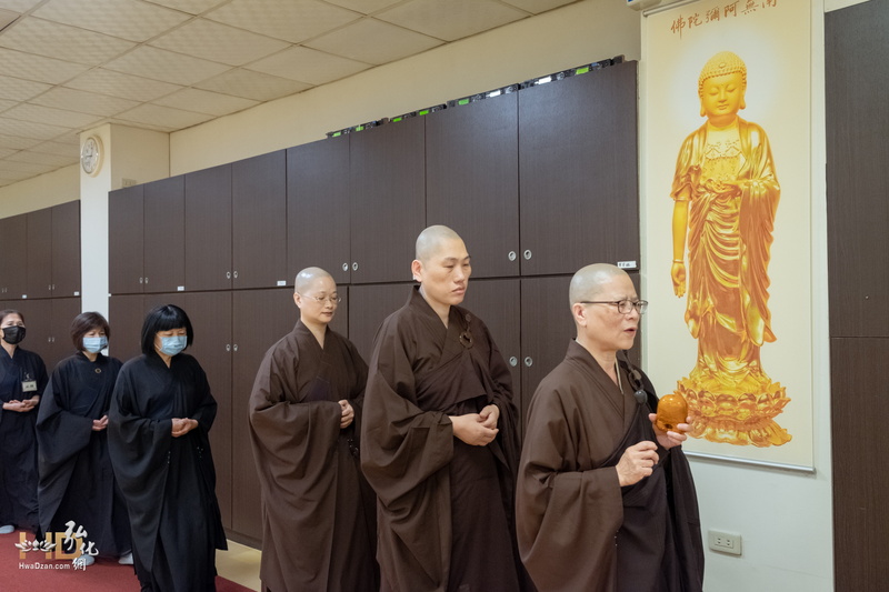 佛七念佛共修法會首日　悟道法師主七