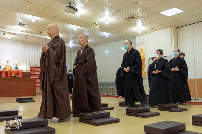 佛七念佛共修法會首日　悟道法師主七