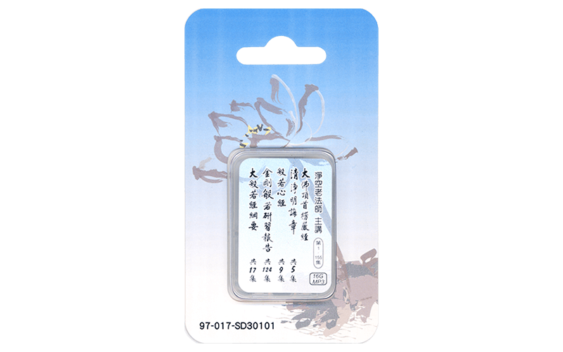 大佛頂首楞嚴經清淨明誨章/般若心經/金剛般若研習報告/大般若經綱要 16GB MP3 SD卡精選圖片