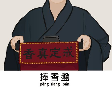 佛門儀軌 捧香盤